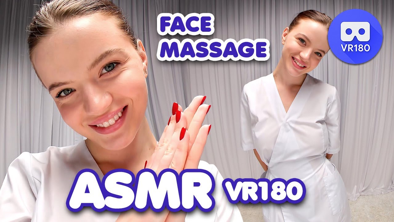 ASMR Face Massage by Toree (speaks Ukrainian, Eng subtitles) in VR180 3D