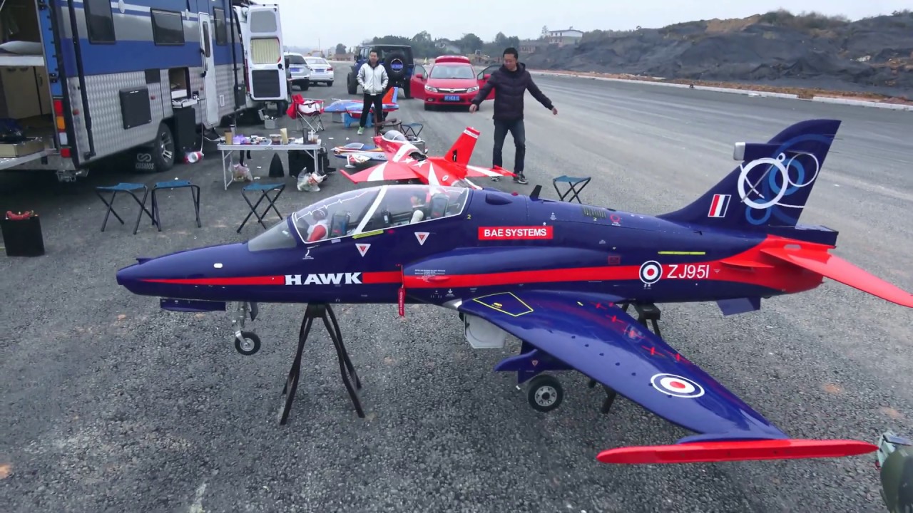 RC JET skymaster Big BAe Hawk's 1/3.65