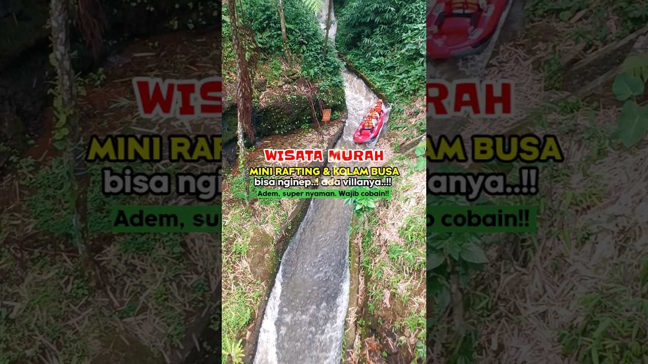 CUMA 50 RIBU, RAFTING SERUU di CAMP HULU CAI..‼️#shorts #raftingbogor #rafting #camphulucai #puncak