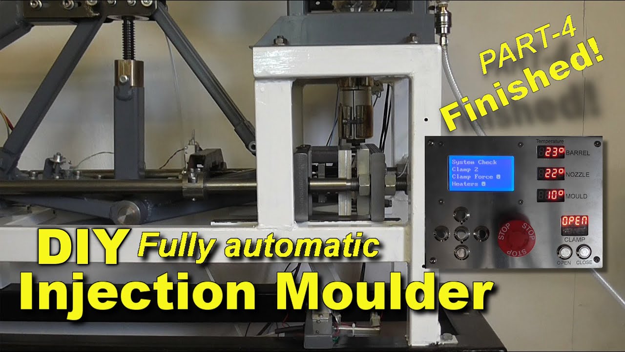 DIY automatic injection moulding machine finished