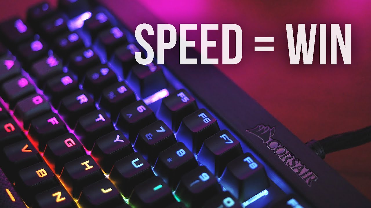 NEW FAVORITE KEYBOARD! - Corsair K70 RGB Rapidfire (MX Speed)