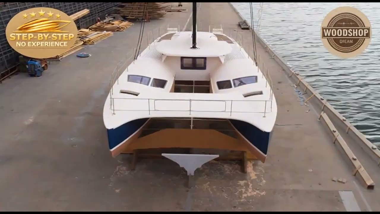 Incredibly Simple Eco Catamaran Build Your Dream Cruising Sailboat From Scratch