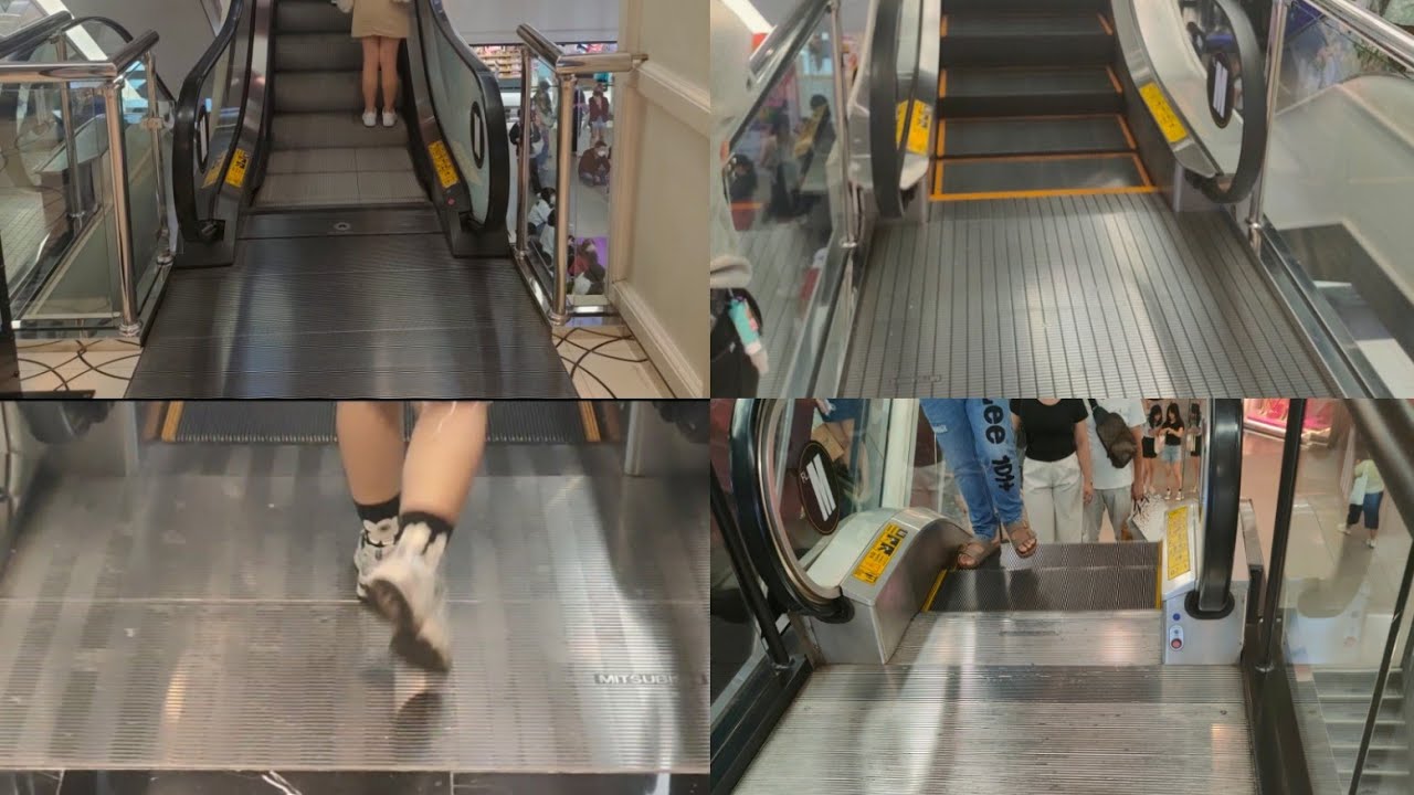 Escalators that I filmed at Siam Center, Bangkok, Thailand
