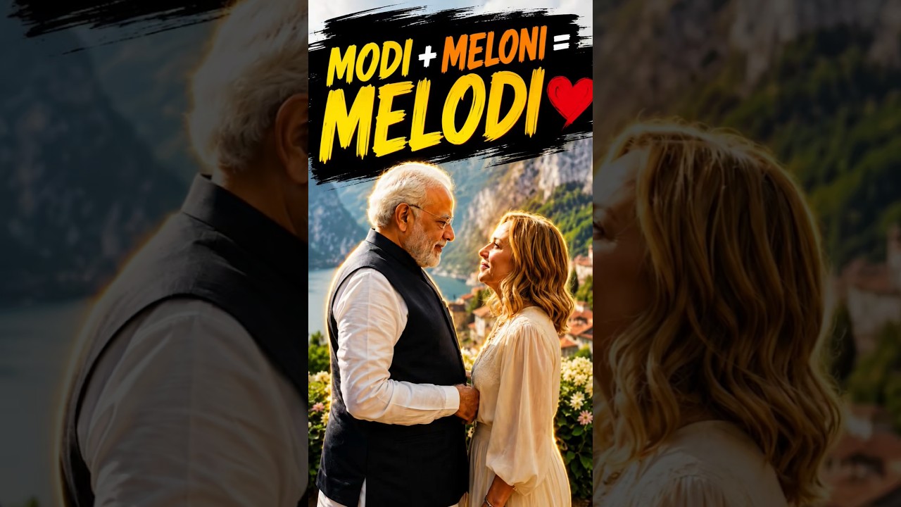 Modi Gave Meloni a Melody?! 😱🍫 #melody #meloni #modi #love