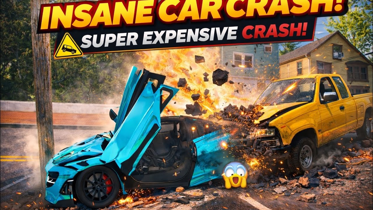Epic Supercar Crash Moments | BeamNG Drive Realistic Accidents