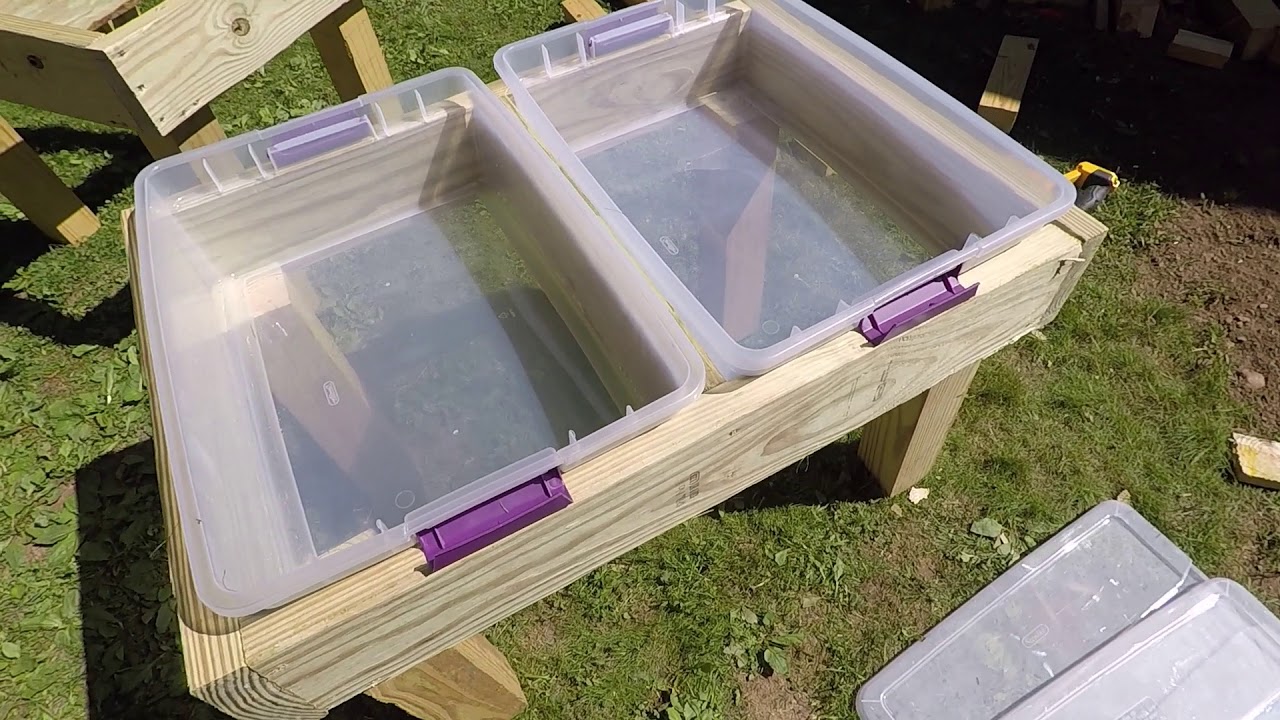 DIY Water Table - Quick & Easy Do It Yourself Water Table Tutorial
