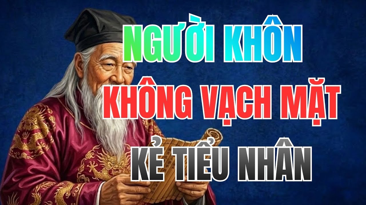 Cổ Nhân Dạy: NGƯỜI KHÔN KHÔNG VẠCH MẶT KẺ TIỂU NHÂN | Cổ Nhân
