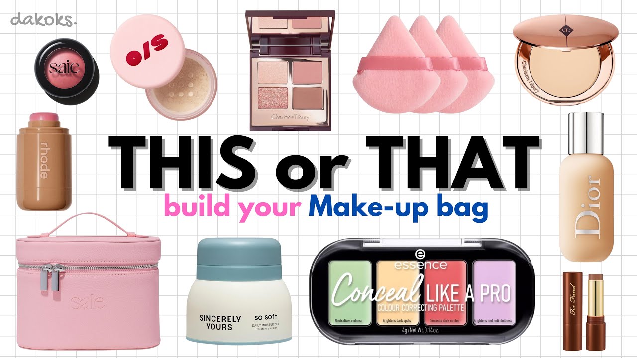 Build your DREAM Make-up bag! | THIS OR THAT 💄💋