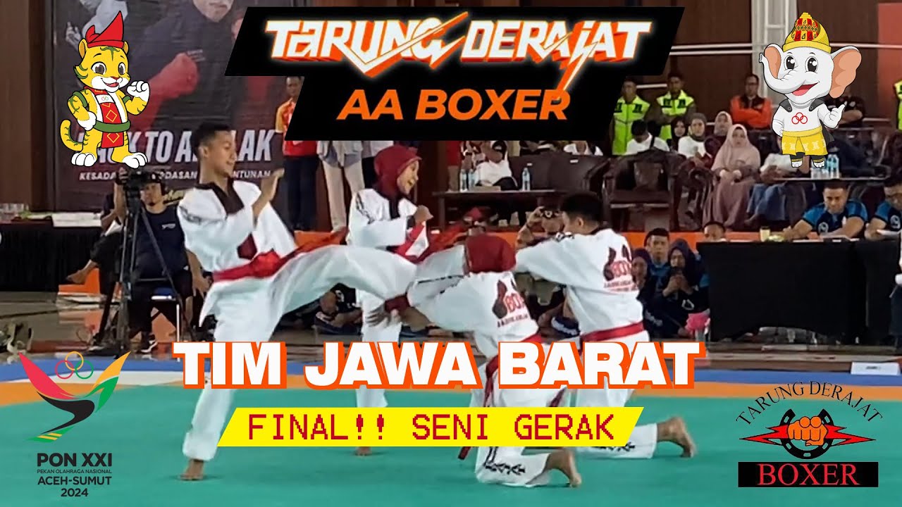 TARUNG DERAJAT SENI GERAK CAMPURAN TIM JABAR PON XXI 2024