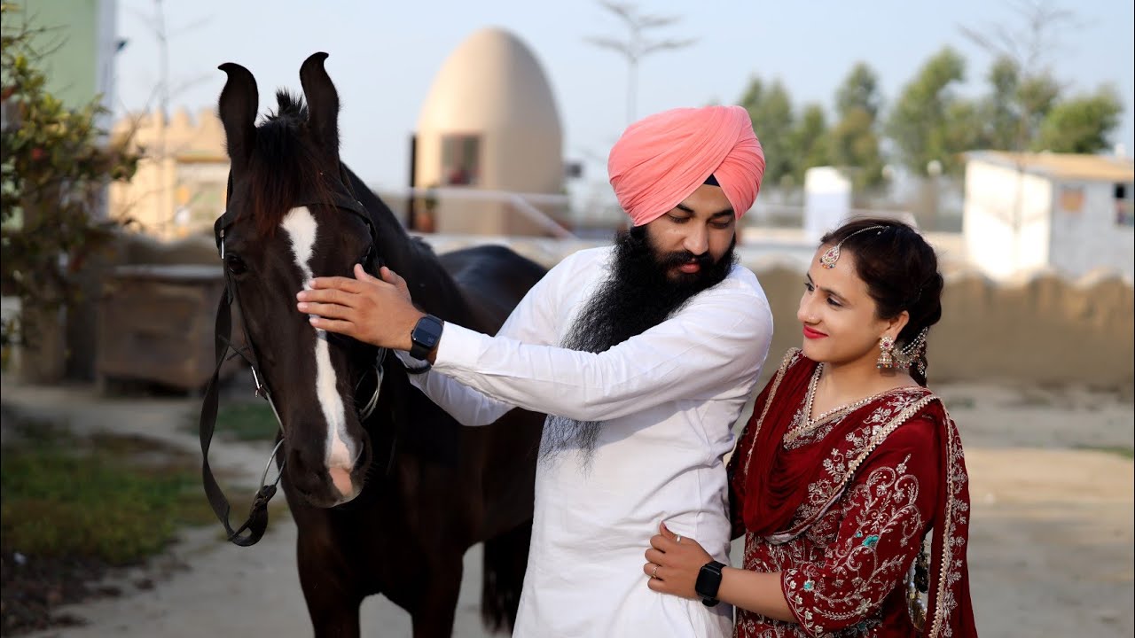Punjbi pre wedding video Amrit & Jaspreet Song Hello Makhna Amrit Maan 