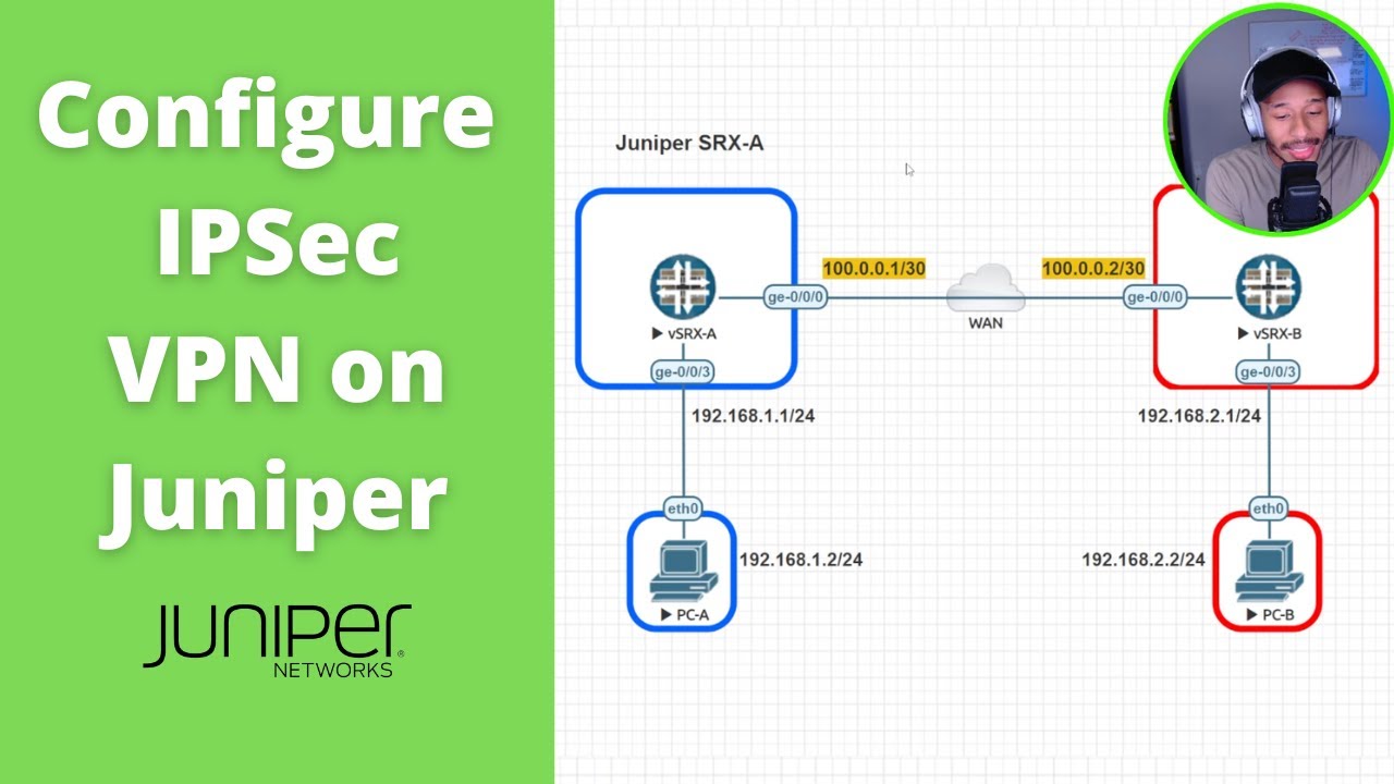 Как настроить IPSec VPN на Juniper