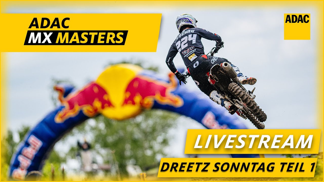 ADAC MX Masters Dreetz 2025 | Re-Live | Sonntag Teil 1