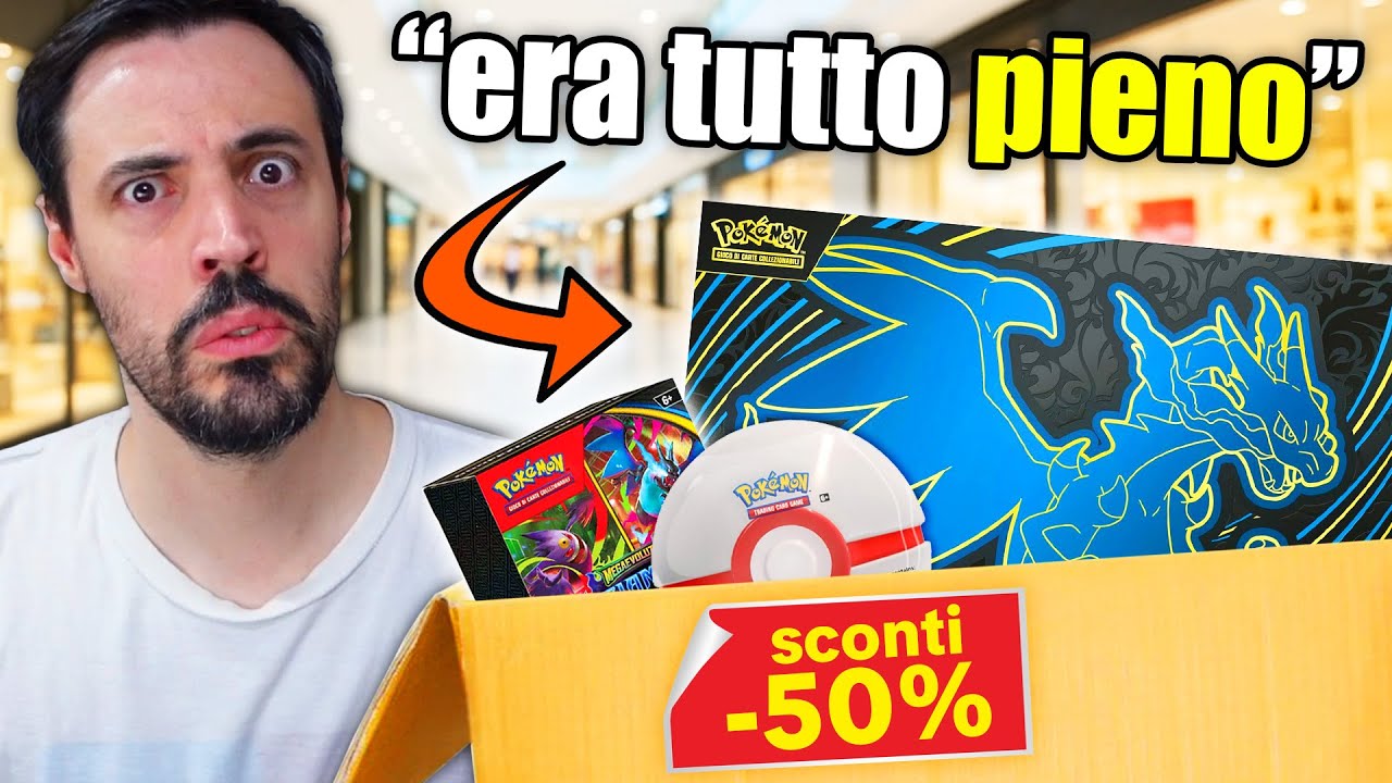 Compro TUTTE le Carte Pokémon PIÙ RARE del MEGA CENTRO COMMERCIALE (sconti veri)