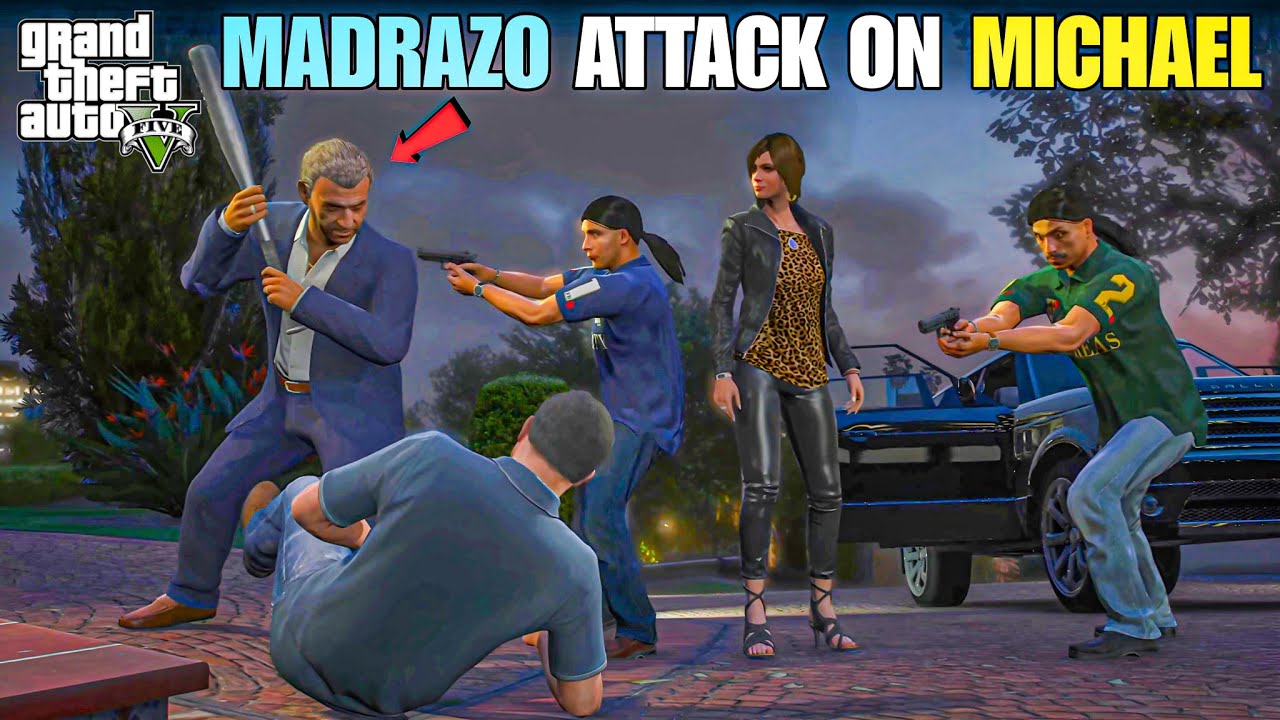 MADRAZO ATTACKS ON MICHAEL! 😱 | GTA 5 GAMEPLAY #4