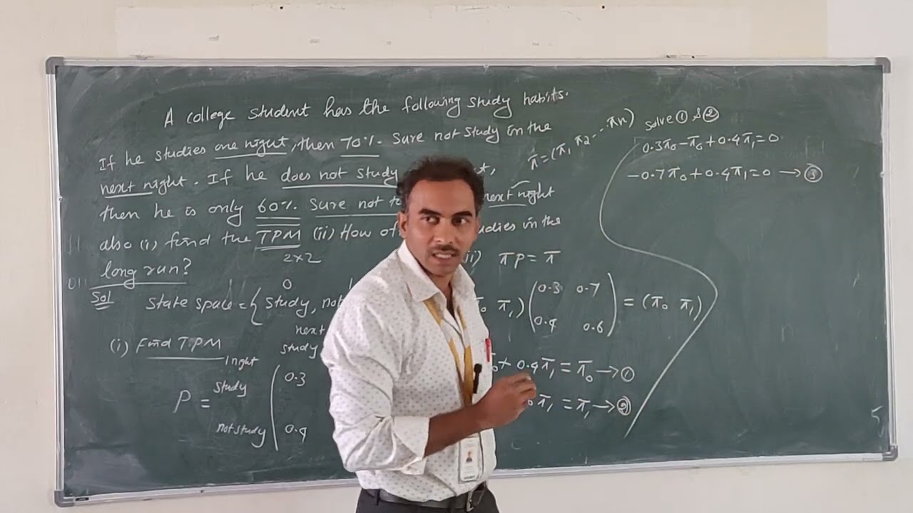 Problem based on markov process