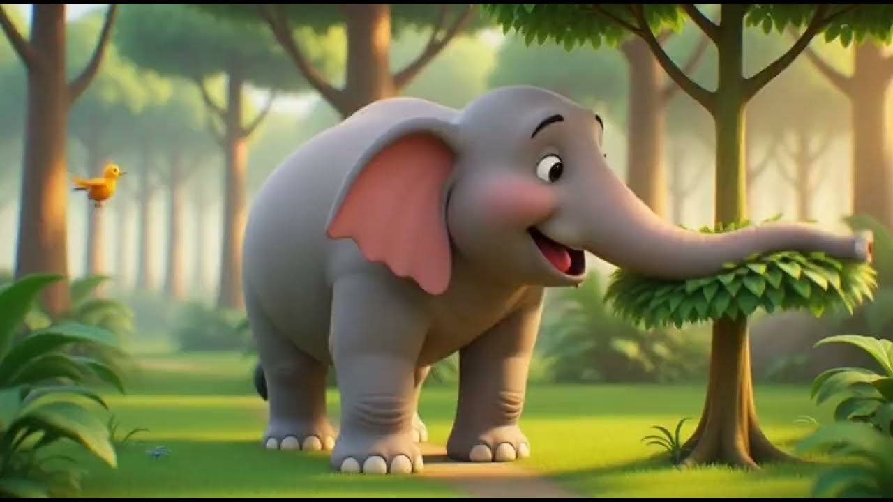 elephant rhymes for kids 🐘| elephant songs @melodycartoonkids