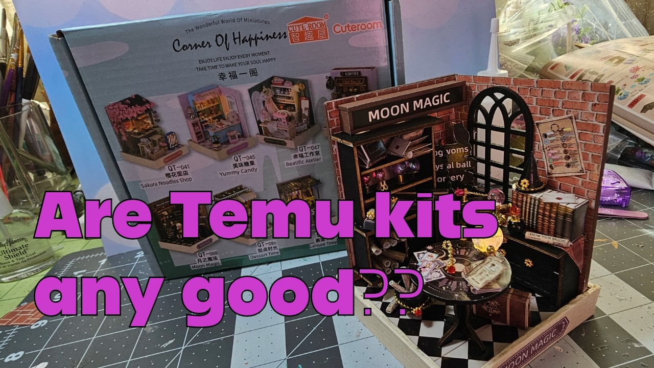 Trying out a miniature kit from Temu