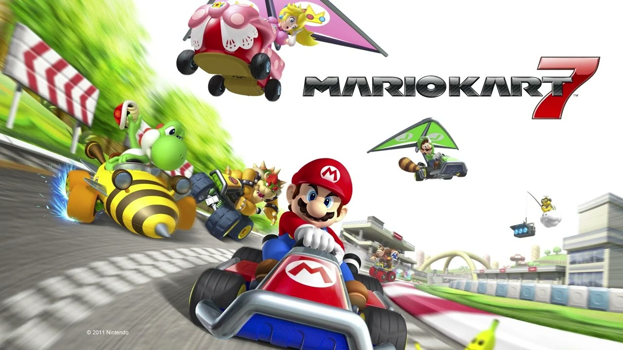 Mario Kart 7 Study Music | Full Mario Kart 7 Original Soundtrack
