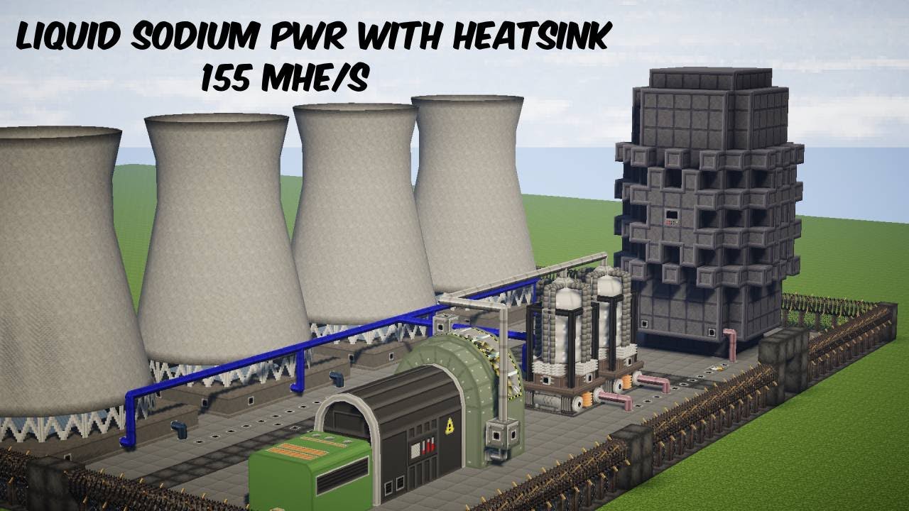 Pressurized Water Reactor with HeatSink - HBMs Nuclear Tech Mod - 155 MHE/s