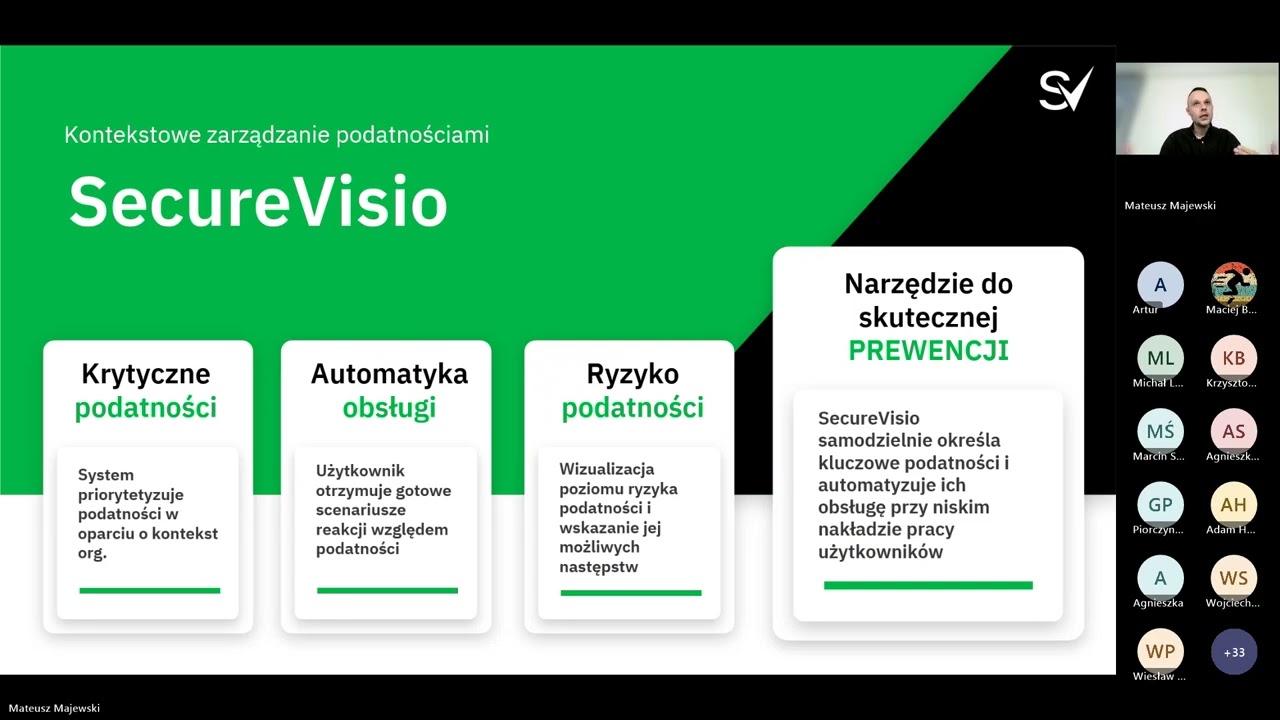 Zarządzanie cyberbezpieczeństwem w organizacji z wykorzystaniem platformy SecureVisio - SIEM