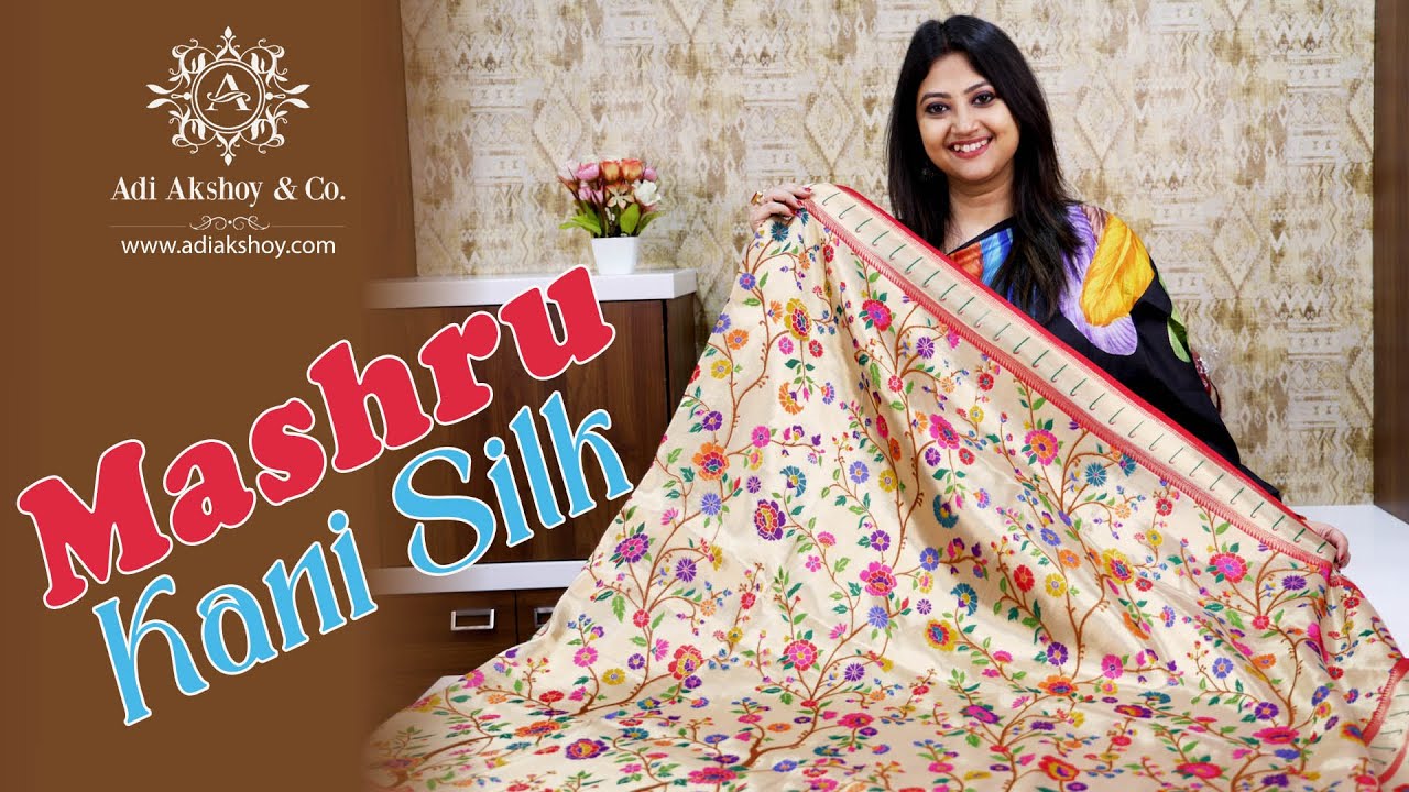 Exclusive Mashru / Kani Silk Saree Collection By Adi Akshoy & Co. #adiakshoy #silksaree #mashrusilk