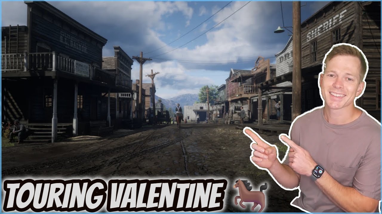 RDR2 ASMR | Whispered Walking Tour of Valentine