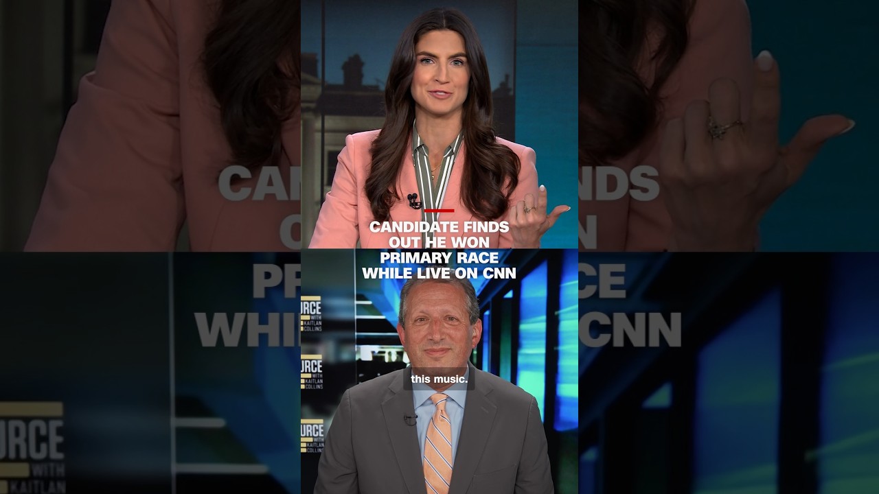 Candidate finds out he won primary race while live on CNN
