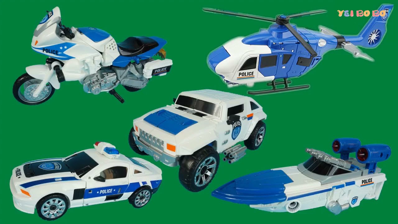 YEIBOBO ! 5-in-1 Combiners Transformation Robot Action Figure Toy - Diecast Transformers Model-3