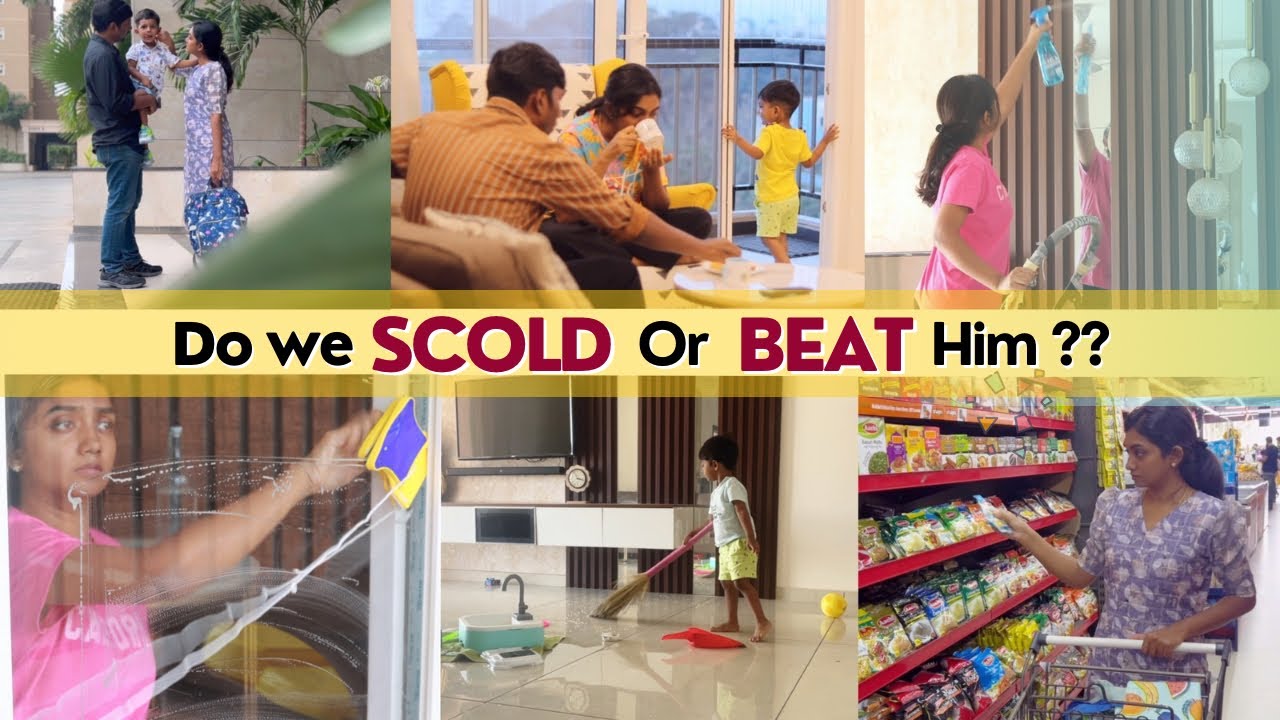 அப்பா kita idhu expect panave ila🥺 | Extreme cleaning Routine | Budget Planning pananum!