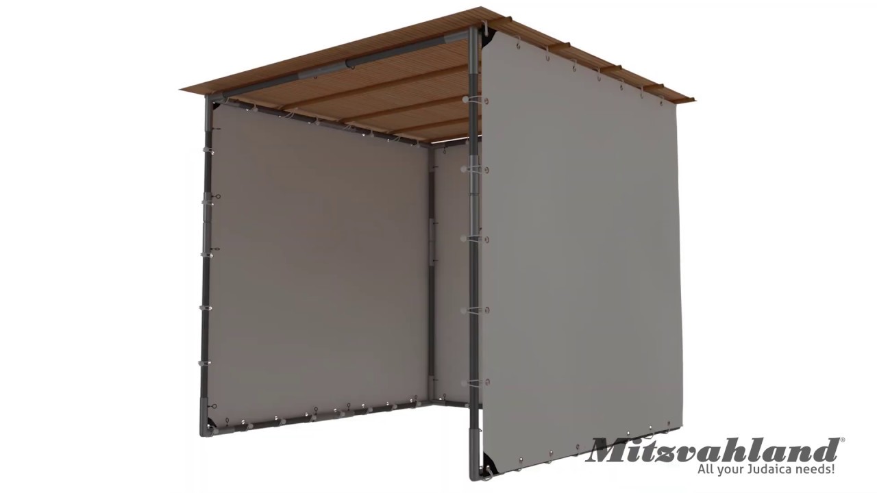 How To Build A 10x10 Easy Compact Sukkah [In 5 Easy Steps]