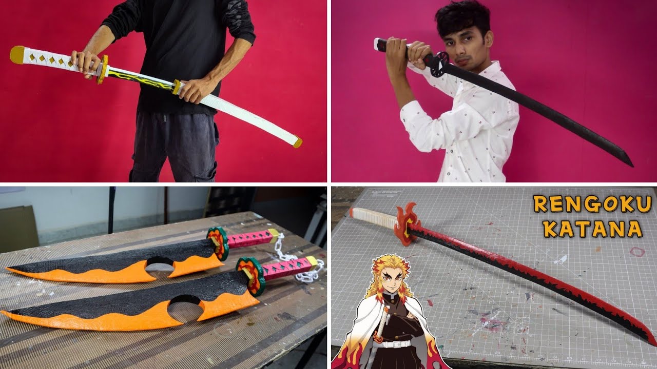 4 Demon Slayer Katana You Can Make At Home