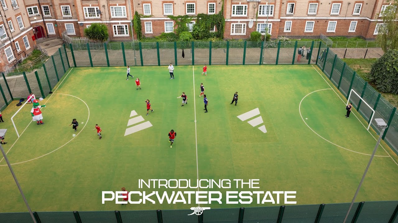 No More Red x adidas Football | Community pitch refurbished on Peckwater Estate ❤️