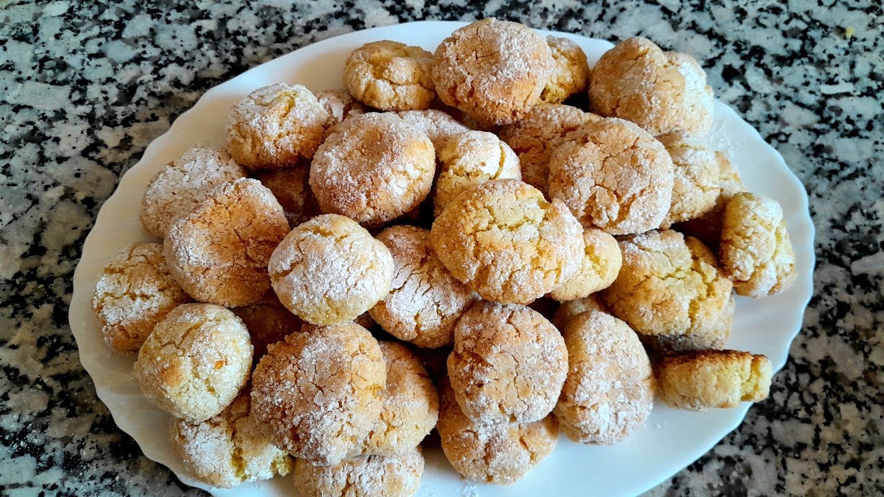 حلوى العيد : غريبة بالسميدة والكوك🇲🇦هشيشة وكدوب فالفم😋