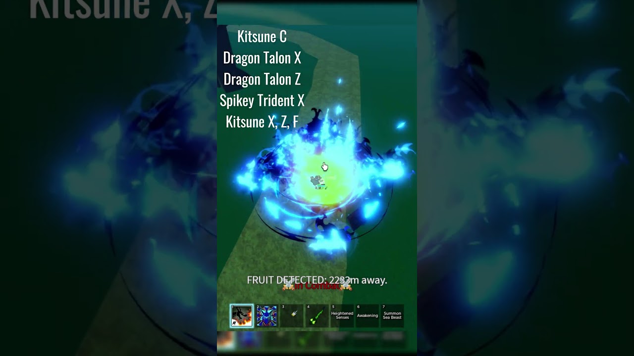 KITSUNE + DRAGON TALON COMBO (BLOX FRUITS)