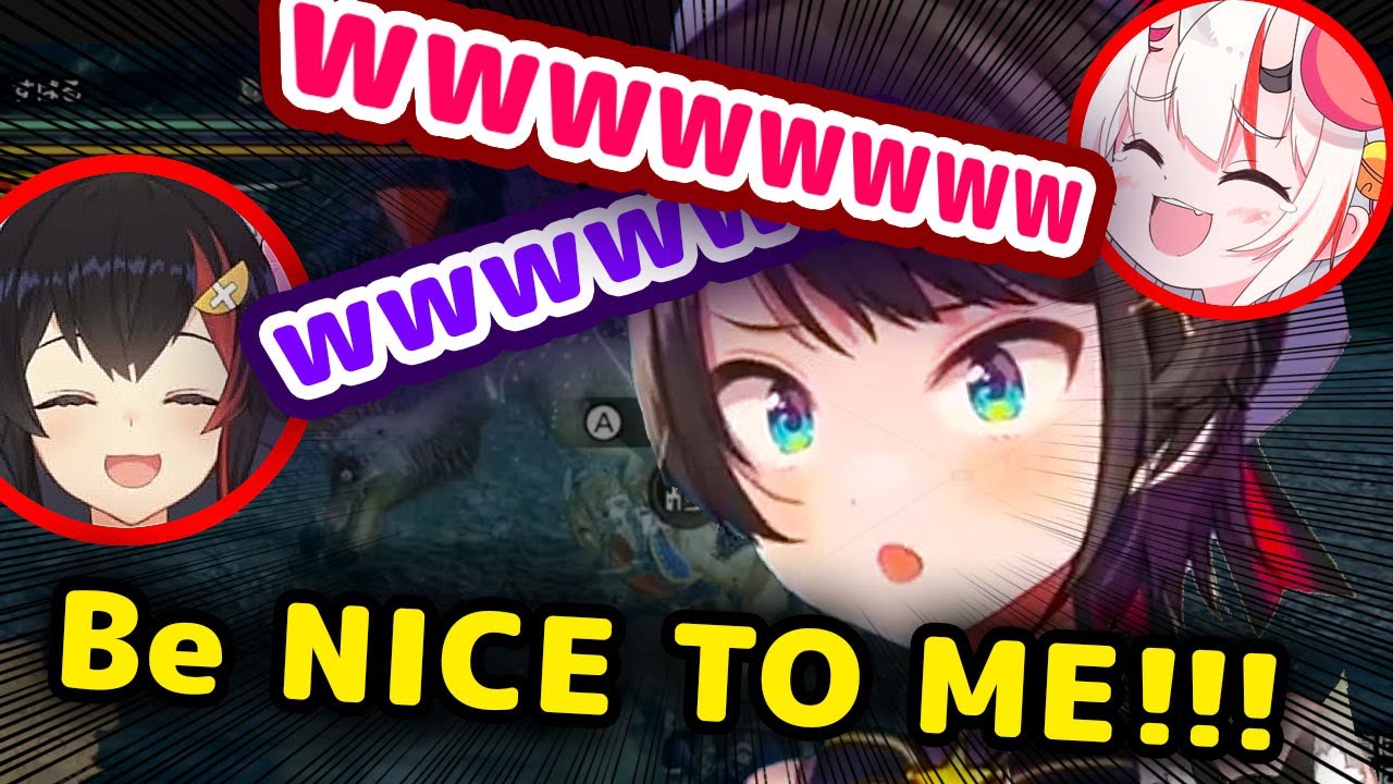 Ayame and Mio Can't Help Laughing At Subaru Being a Noob in Monster Hunter【ENG Sub/Hololive】