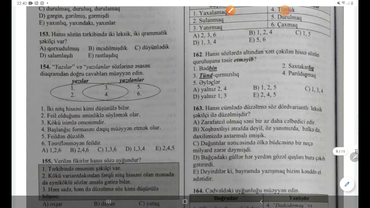 MHM ( YENİ NƏŞR. SÖZ YARADICILIĞI. YENİ ƏLAVƏ OLUNAN SUALLARIN İZAHI😍)