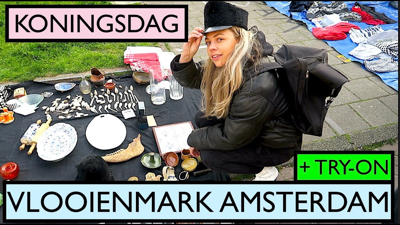 VINTAGE SHOPLOG - VLOOIENMARKT UITKAMMEN OP KONINGSDAG MET MIJN ZUS