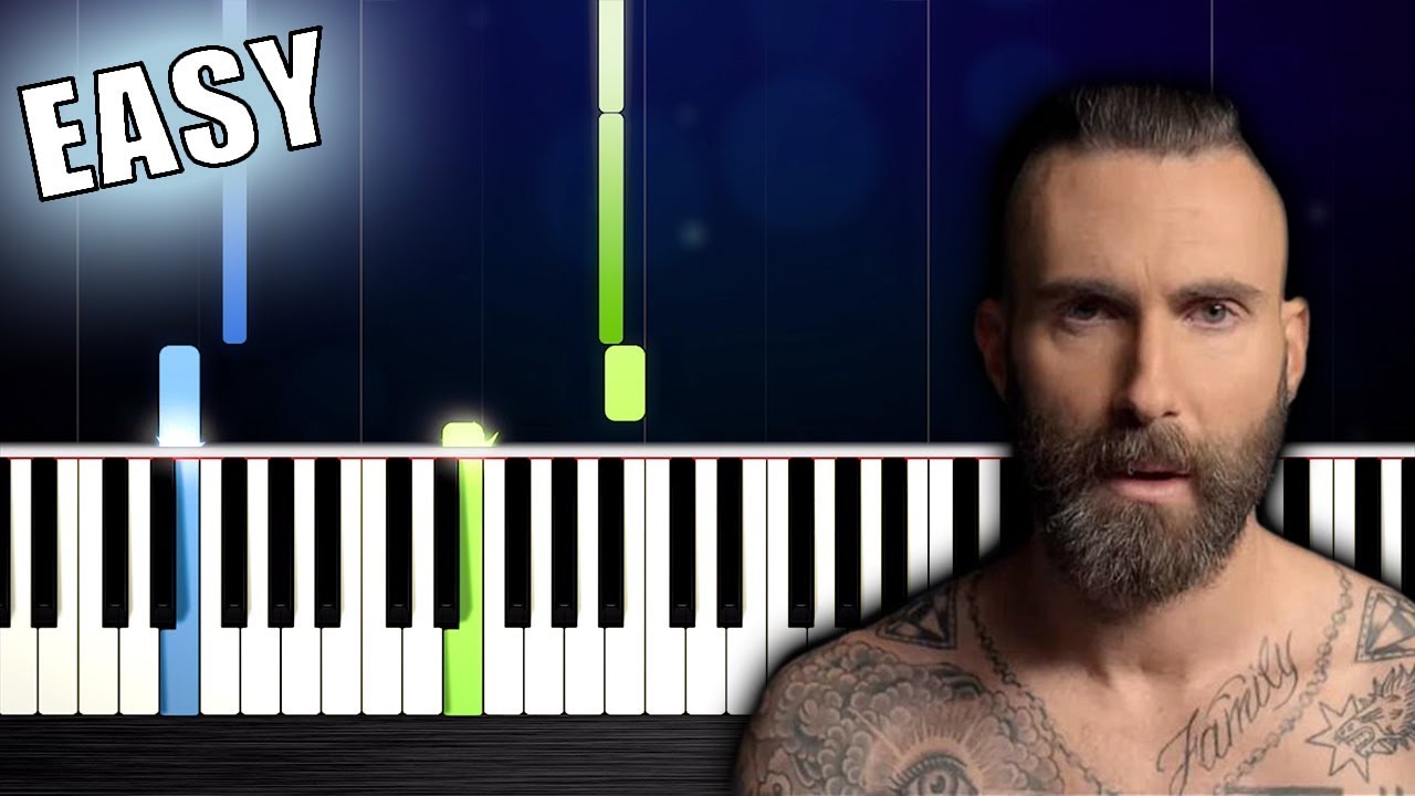 Maroon 5 - Memories - EASY Piano Tutorial by PlutaX