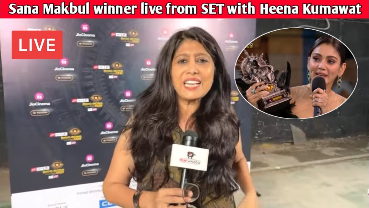 Bigg Boss OTT 3 winner Sana , Live from set