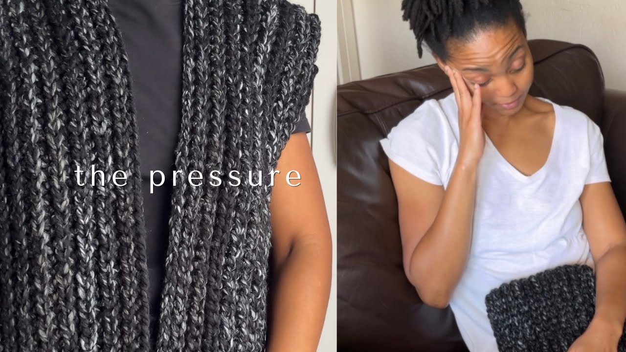 Crochet Days in My Life 🤎 making a chunky cardigan, realistic phases of a project // crochet vlog 