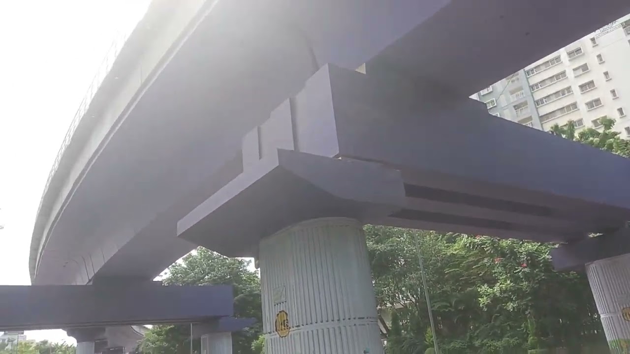 Beautiful Whitefield Metro flyover ☆ in Bengaluru india