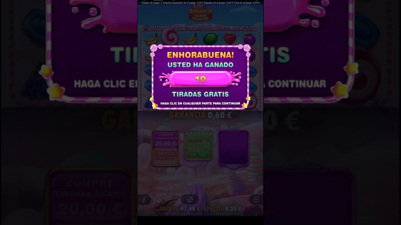 Sweet Bonanza Super Scatter Free Spins! 