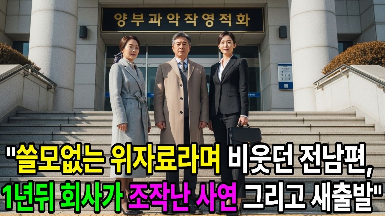쓸모없는 위자료라더니, 폐창고 열어보니 전남편 인생 끝났습니다