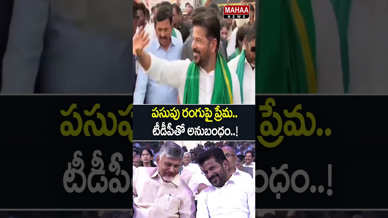 పసుపు రంగుపై ప్రేమ..టీడీపీతో అనుబంధం..!CM Chadrababu | CM Revanth | TDP | Mahaa News