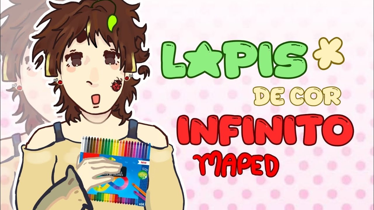 Testando lápis de cor INFINITO!¡  🌈🖍 (#maped)