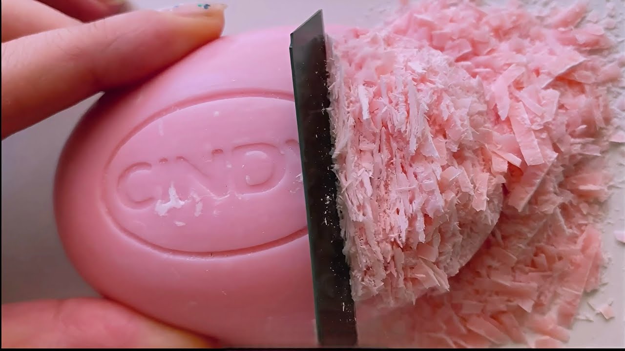 Cutting very dry old soap on the table! | Carving soap cubes, soap strips & dry soaps. #soapcubes 