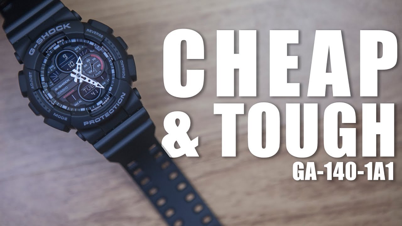 A NEW $99 ANALOG-DIGITAL WATCH - G-SHOCK GA-140-1A1 - UNBOXING & SPEC