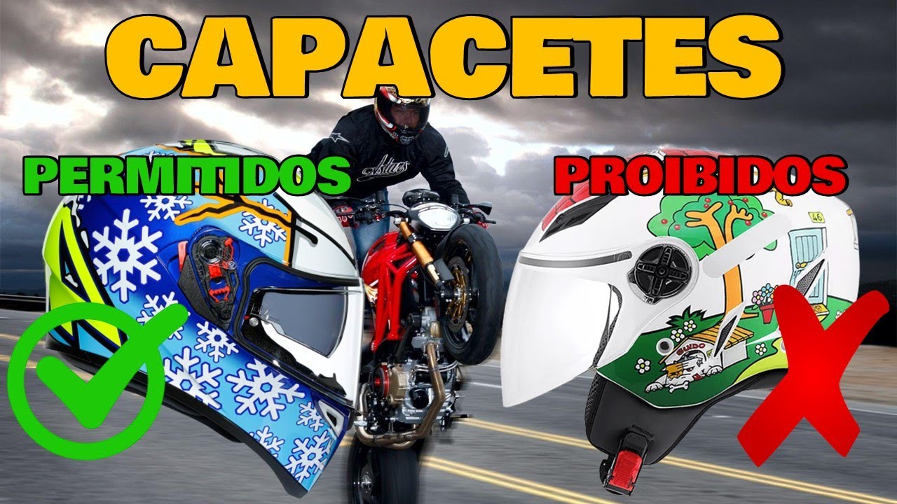 Capacetes Permitidos x Capacetes Proibidos - Capacete aberto é proibido? O QUE DIZ A LEI?