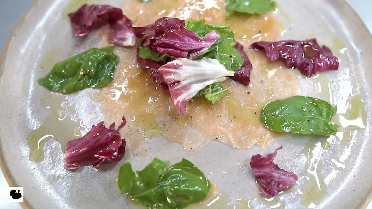 Carpaccio de Salmão com Molho de Mel e Limão | Chef Luis Augusto