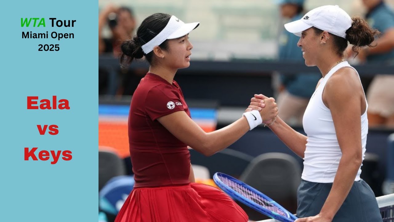 Alexandra Eala vs Madison Keys | Miami Open 2025 | WTA Full match
